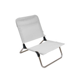 FIAM QUICK Beach Chair - WHITE Fabric / Aluminium frame