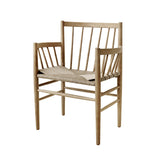FDB MOBLER J81 Armchair - [Wood / Paper Cord Weave]