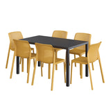 NARDI CUBE 4-6 Seater Garden Dining Set with Bit Chairs