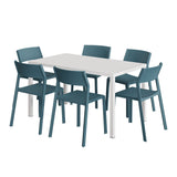 NARDI CUBE 4-6 Seater Garden Dining Set with Trill Chairs