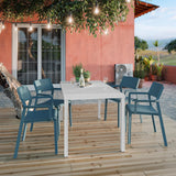 NARDI CUBE 4-6 Seater Garden Dining Set with Trill Armchairs
