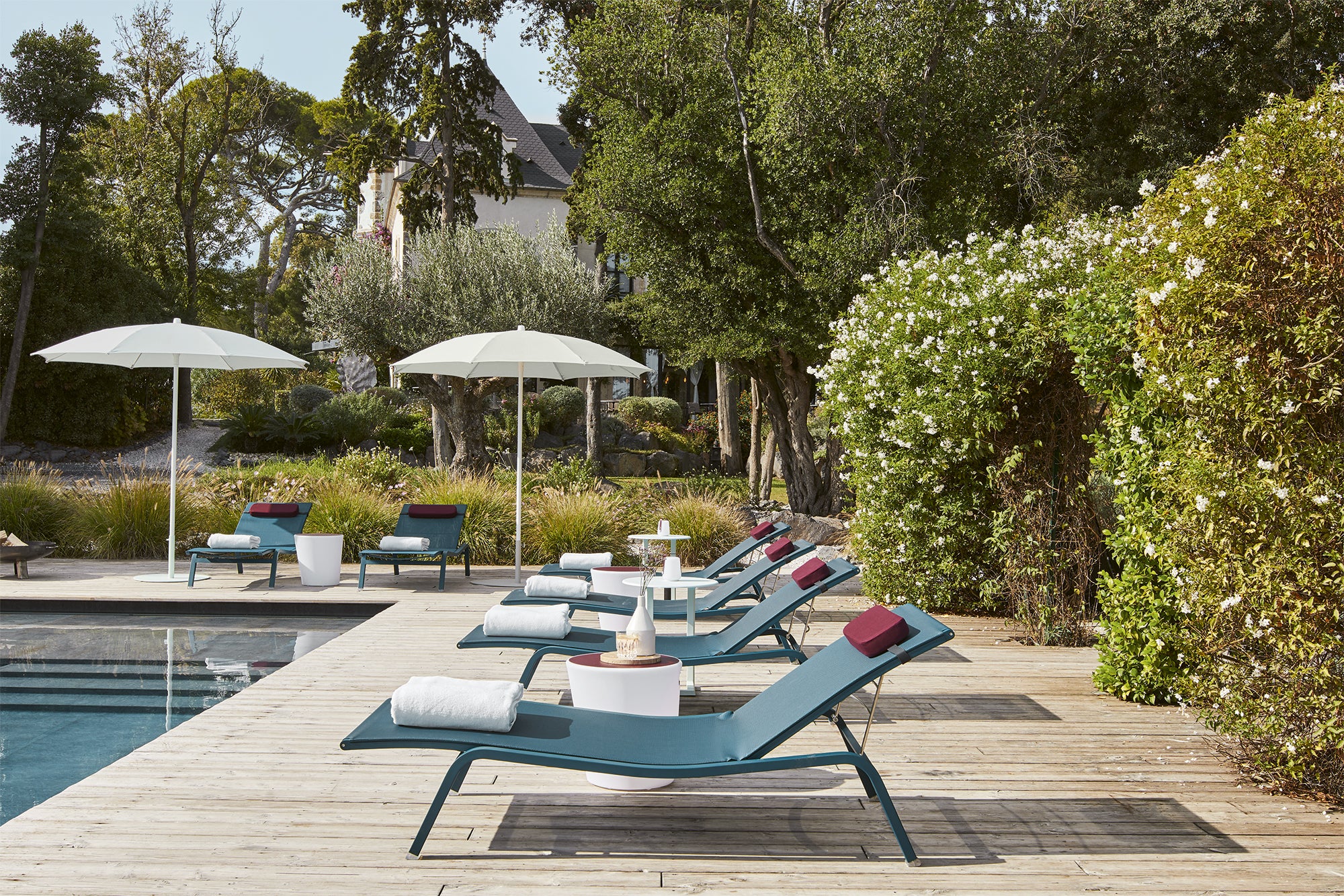 FERMOB Alizé 3 Piece Sunlounger Set