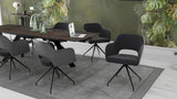 AKANTE ONTARIO Extending 6-8 Seater Dining Set With Chicago Chairs - 5 Colours