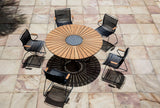 HOUE 150 cm CIRCLE Table Set with 6 CLICK Chairs