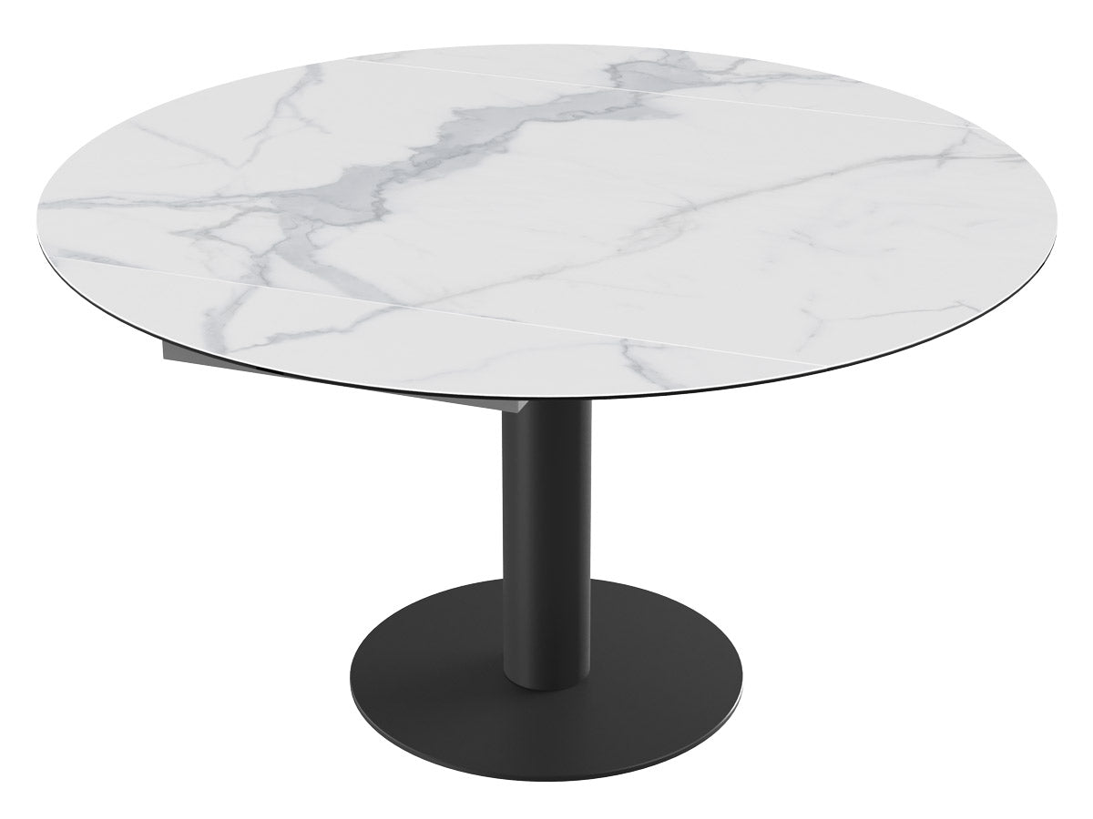 AKANTE LUNA Round to Oval Extending Dining Table - 6 colours