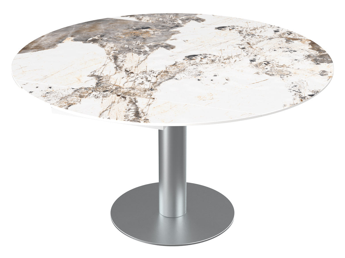 AKANTE LUNA Round to Oval Extendable Dining Table