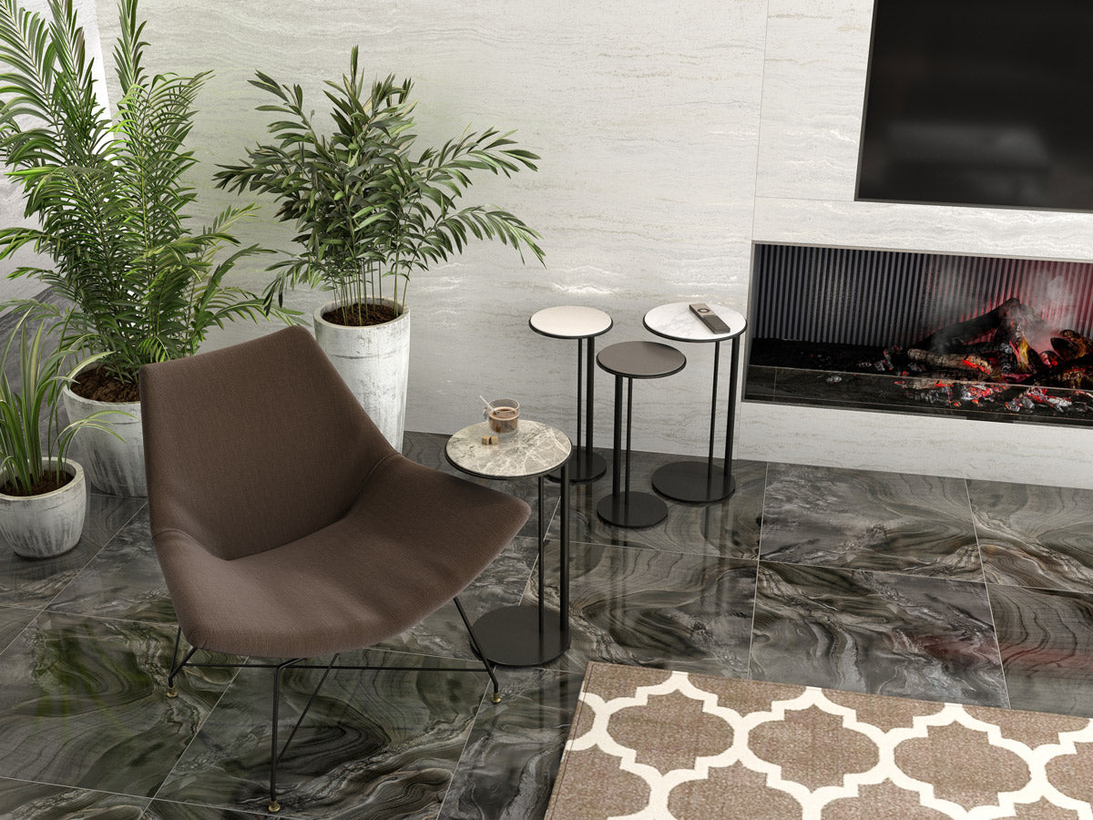 AKANTE ALTA Round 30 cm Side Table - 2 colours
