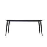 TON JYLLAND 6-8 Seater Dining Table with Merano Chairs [Black]