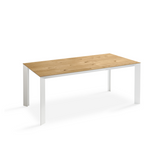 POINTHOUSE DIAMANTE 4-8 Seater Dining Table [White/Oak]