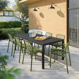 NARDI RIO 8-10 Seater Dining Set with DOGA Chairs