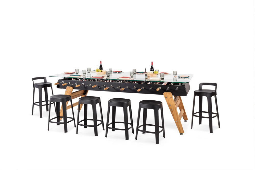 RS BARCELONA RS Max 8-10 Seater Dining Set With Ombra Stools