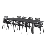 NARDI RIO 8-10 Seater Dining Set with DOGA Chairs