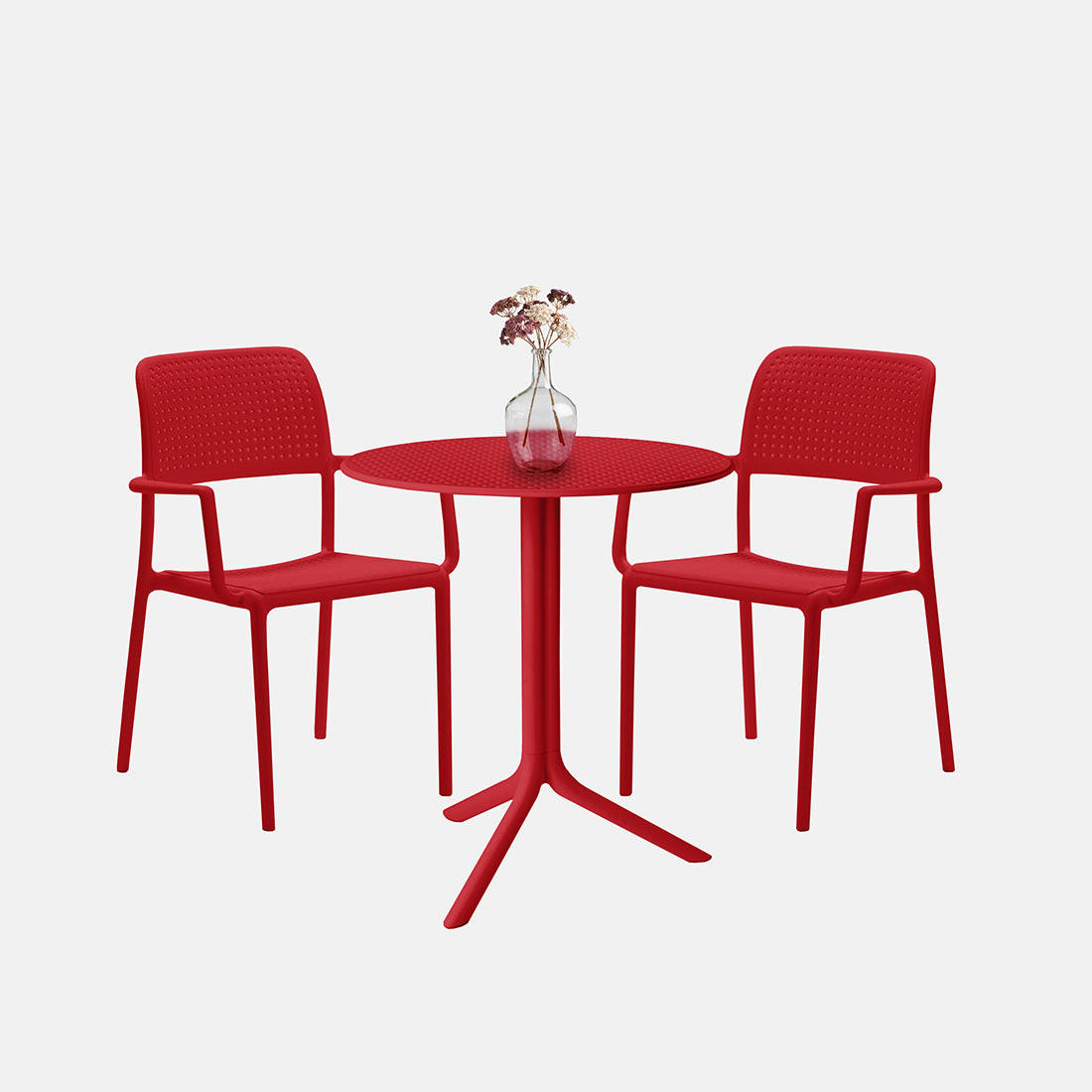 NARDI Bistro Set With Armchairs - Multiple Colours