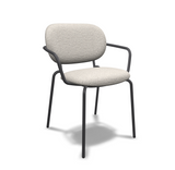 S•CAB SI-SI BOLD Upholstered Armhair [Set of 2]
