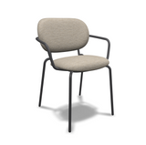 S•CAB SI-SI BOLD Upholstered Armhair [Set of 2]