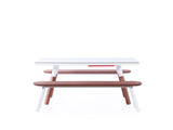 RS BARCELONA You & Me Outdoor Ping Pong SMALL Table & Bench Set