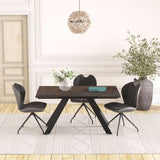 AKANTE ONTARIO Extending 4-6 Seater Dining Set With New York Chairs - 5 colours