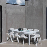NARDI RIO 8-10 Seater Extendable Outdoor Dining Set with BIT Chairs