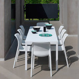 NARDI RIO EXT 6-8 Seater Outdoor Dining Set with BIT Chairs - Multiple Colours