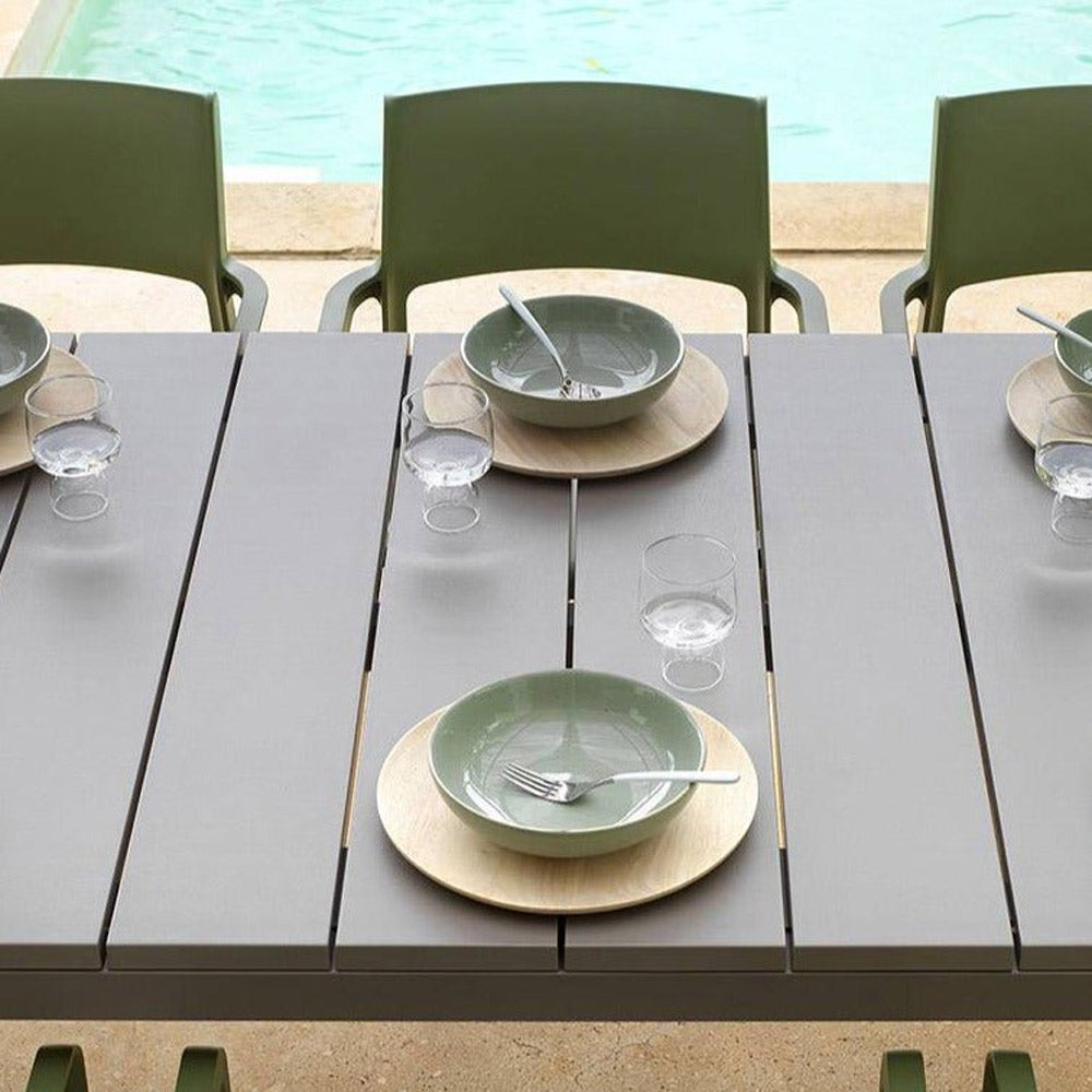 NARDI RIO ALU 210 Fixed Outdoor Dining Table [8 Seater]