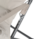 FIAM FIESTA SOFT Adjustable Deck Chair with Cushion - Aluminium frame [Anthracite]