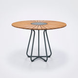 HOUE 110 cm Circle Table Set with 4 Click Chairs - Multiple Colours