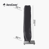AeroCover for a Free Arm Parasol 250 x 55/60 cm