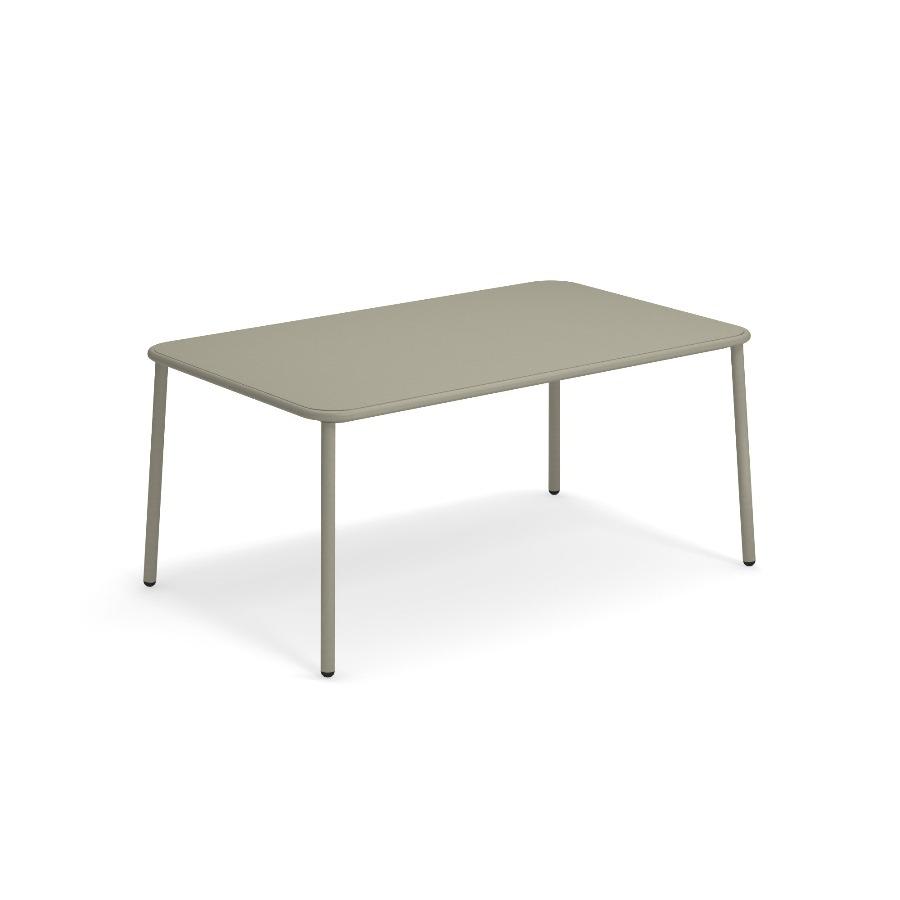 EMU Yard Rectangular Dining Table with Aluminium Top