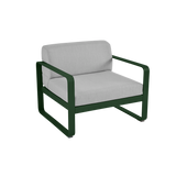 FERMOB Bellevie Armchair with Grey Cushions [Set of 2]