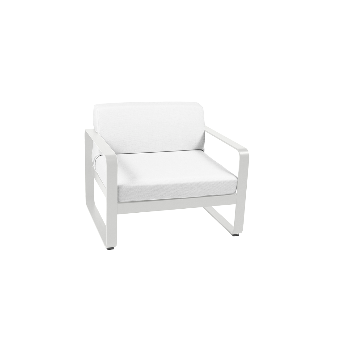 FERMOB Bellevie Armchair with Off-White Cushions [Set of 2]
