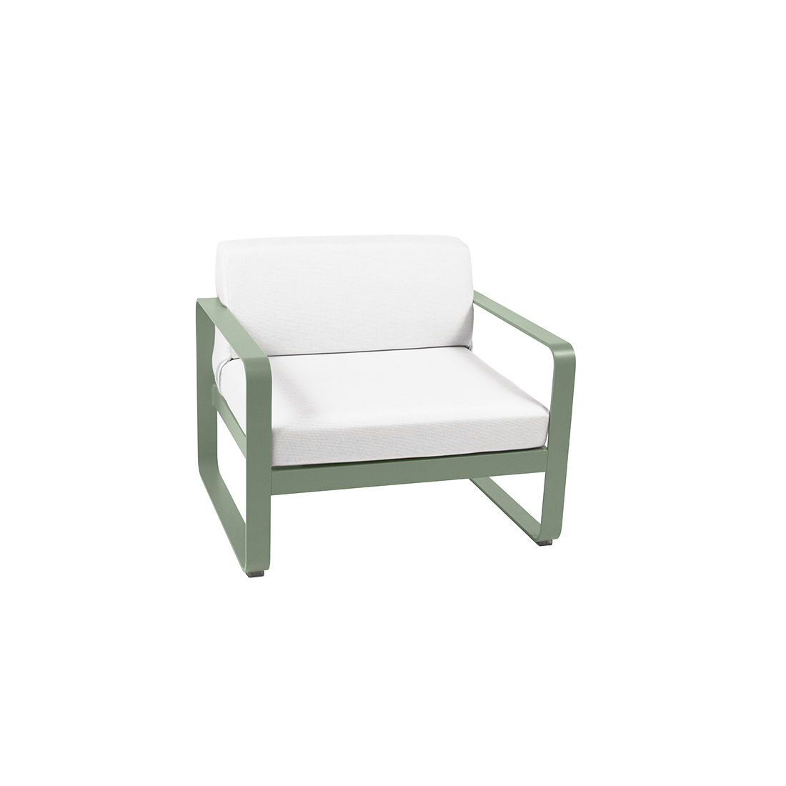 FERMOB Bellevie Armchair with Off-White Cushions [Set of 2]