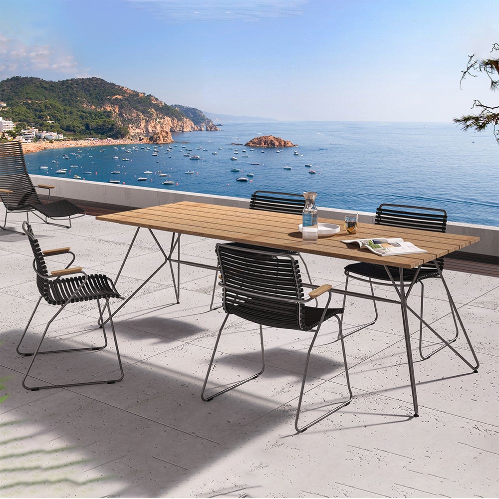 HOUE SKETCH Outdoor Dining Set with 4 CLICK Chairs