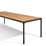 HOUE FOUR Outdoor Dining Table [210 x 90 cm] - BAMBOO TOP