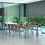 NARDI RIO 8-10 Seater Outdoor Dining Set with RIVA chairs - 3 Colours