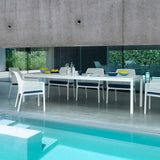 NARDI RIO ALU 210 Extending Outdoor Dining Table [8-10 Seater] - 3 colours