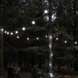 ConnectGo Festoon Garden Lights [10 meters / 20 bulbs] - WHITE