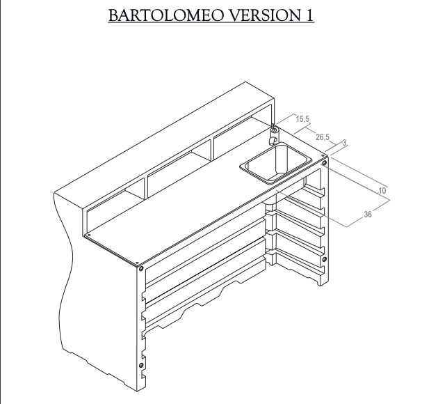 PLUST Bartolomeo Desk LED