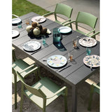 NARDI RIO ALU 140 Extendable Outdoor Dining Table [6-8 Seater]