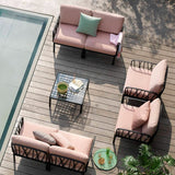 NARDI Rectangular Decorative Cushion [Set of 2] - JUNGLE GREEN Sunbrella