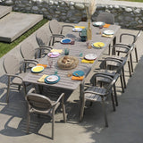 NARDI ALLORO 8-10 Seater Outdoor Dining Set with PALMA Chairs
