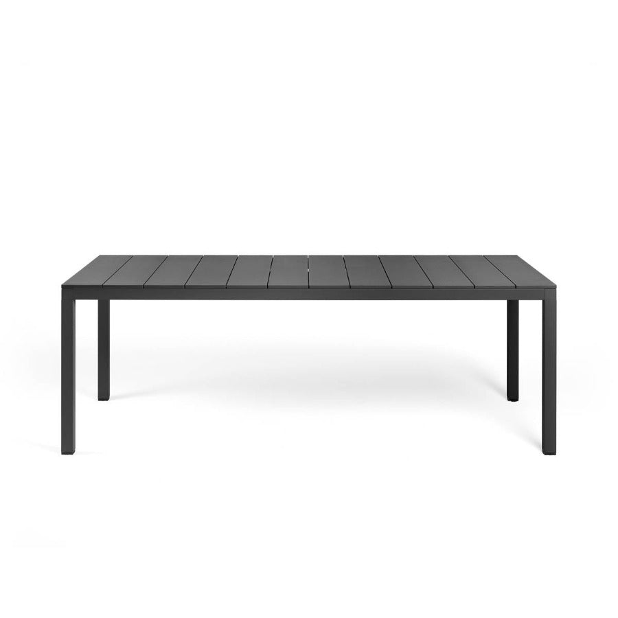 NARDI RIO ALU 210 Fixed Outdoor Dining Table [8 Seater] - 3 colours