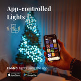 TWINKLY 20m - 250 LEDs App Controlled Christmas Fairy Lights [Indoor/Outdoor]