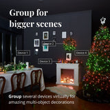 TWINKLY 32 m - 400 LEDs App Controlled Christmas Fairy Lights [Indoor/Outdoor]