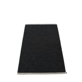 Pappelina MONO Plastic Rug - BLACK [85x160, 85 x260 cm]
